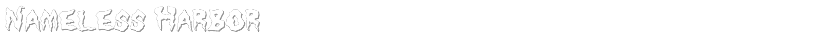Nameless Harbor font preview